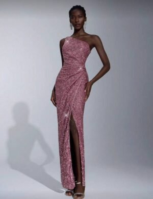 vestido classic bright rose