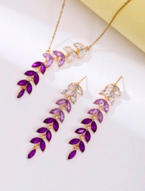 kit aros collar y dijes laurel wreath