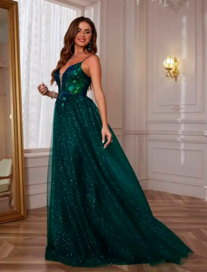 vestido soft green