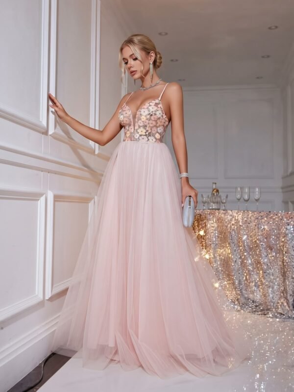 Vestido soft rose